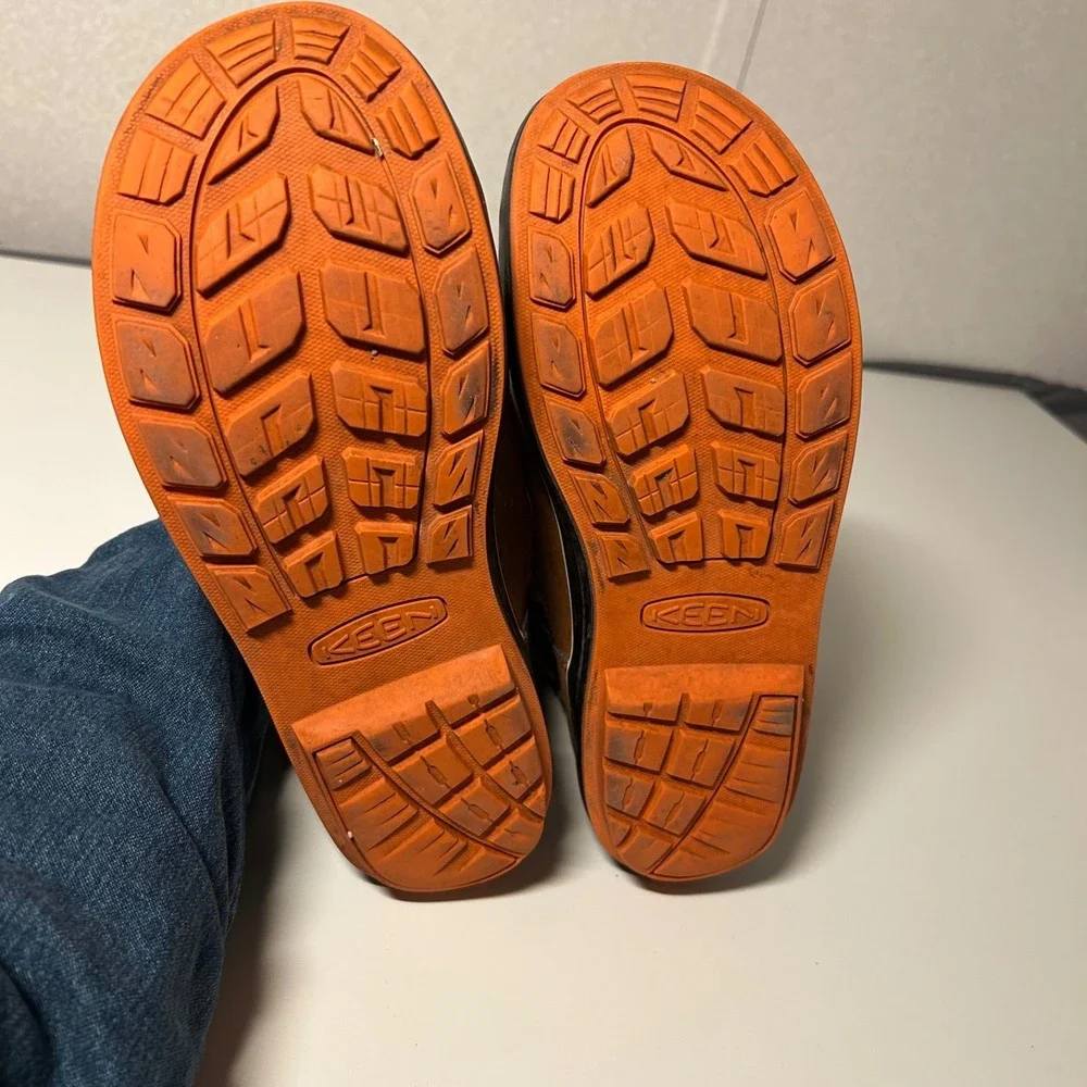 Keen Elsa‎ Women 8.0 Ankle Boots Waterproof Lined Insulation Aztec Brown Blue